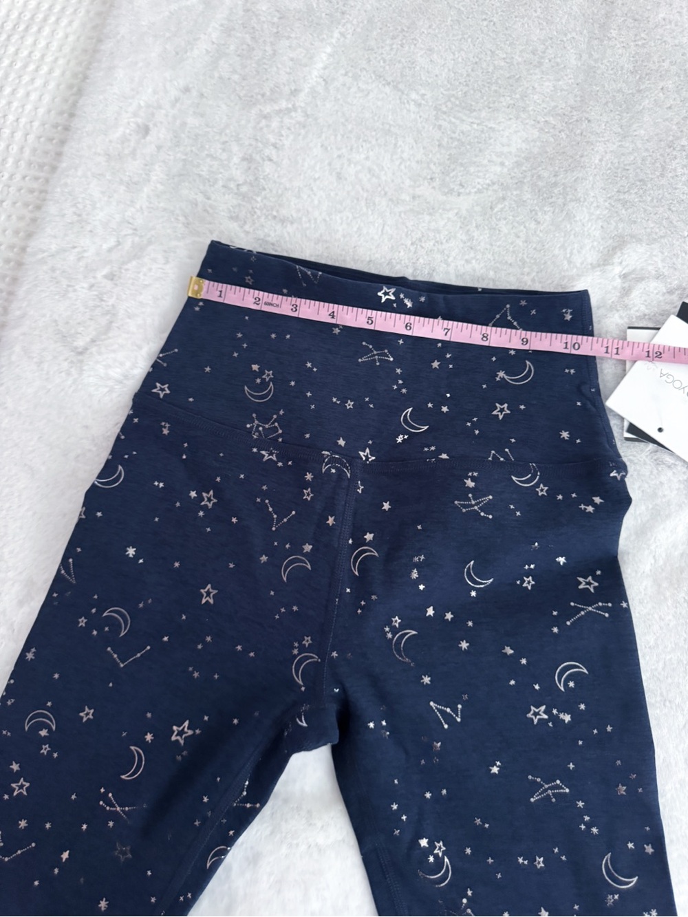 Beyond Yoga Softshine High Waisted Midi Leggings Navy Constellation Cosmic NWT S - Picture 12 of 14